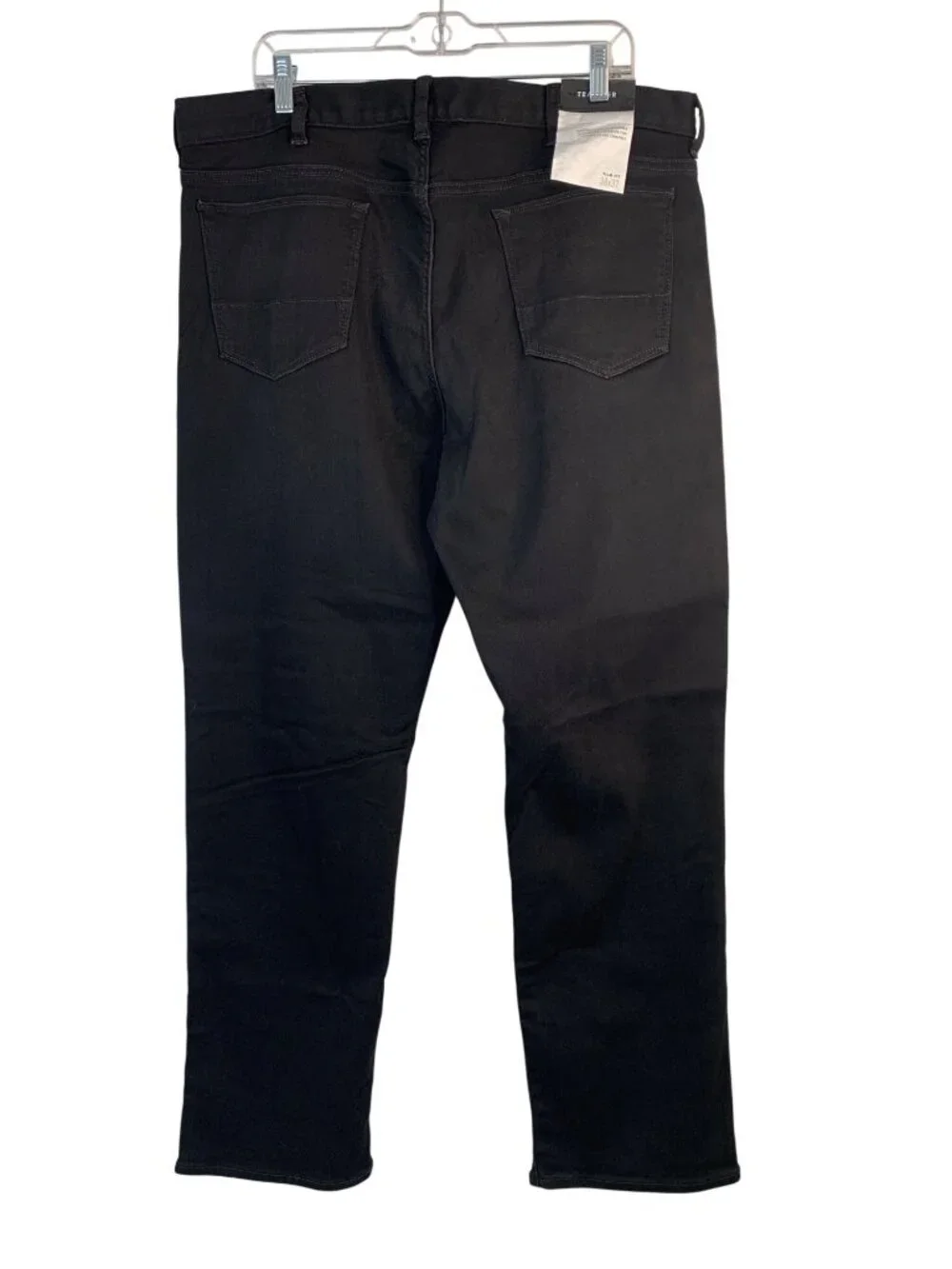 Banana Republic Traveler Luxe Slim Fit Black Jeans 38x32 Mid Rise NWT $129